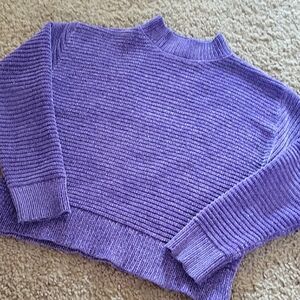4/$20 Falls Creek Kids Ribbed Purple Sweater